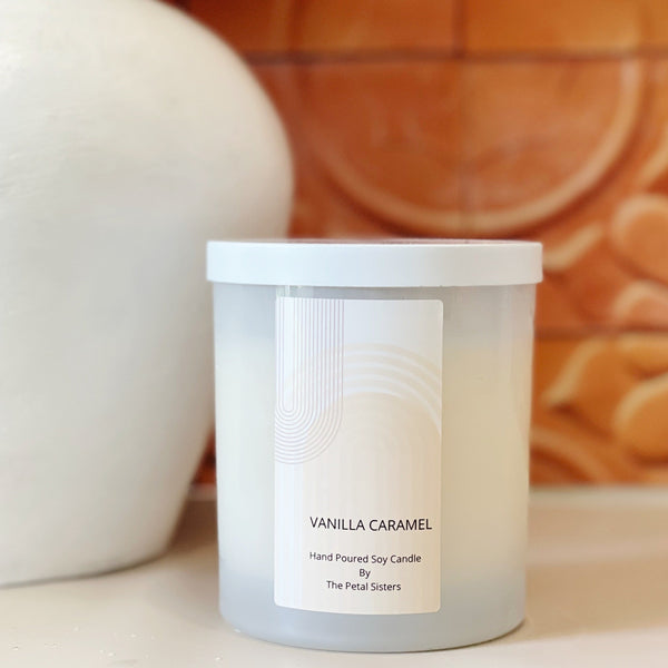 Hand Poured Soy Candle - By The Petal Sisters